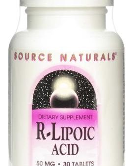 SOURCE NATURALS - R-Lipoic Acid 50 mg - 30 Tablets Online Hot Sale