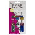 CHARLES LEONARD - Binder Clips Assorted - 12 Clips Online Sale