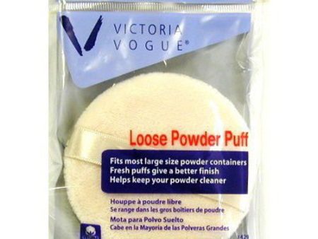 VICTORIA VOGUE - Round Puff Loose Powder - 2 Pack Online Sale