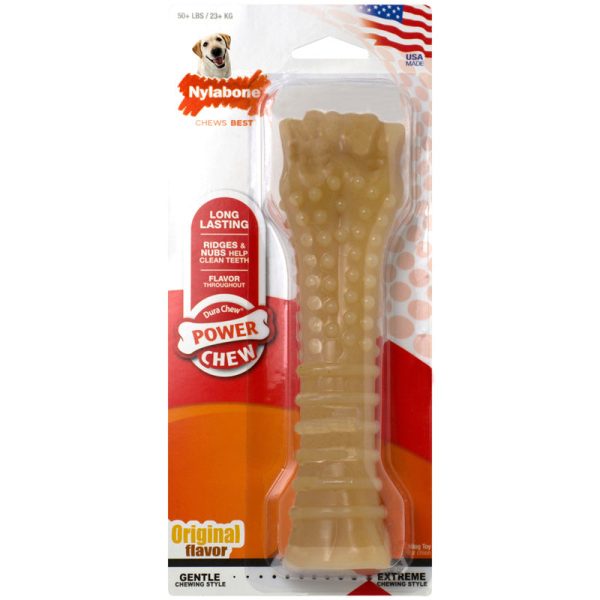 POWER CHEW - Original Bone Dog Chew Toy Souper - 8  Long Cheap